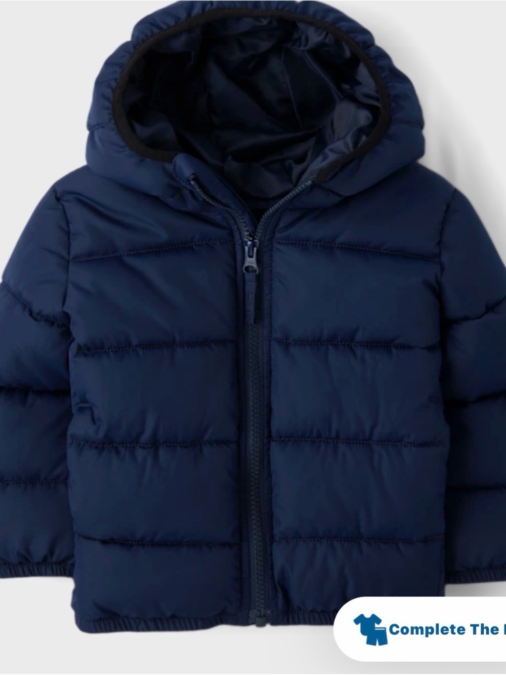 The Children's Place Navy Hooded Puffer Jacket
